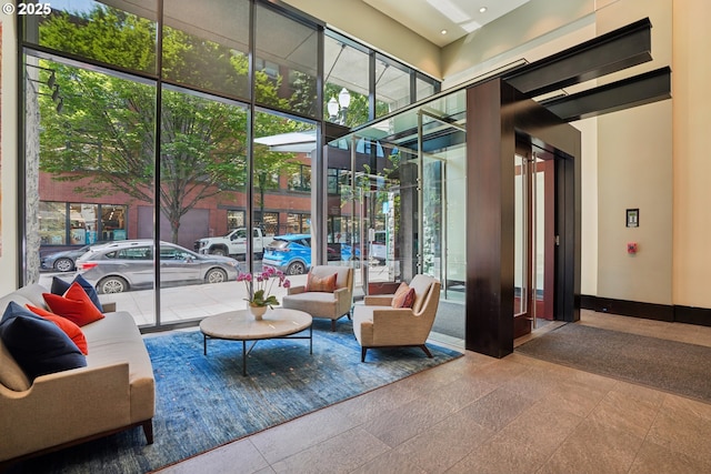 1025 NW Couch St Unit 716, Portland, OR 97209 - common area with a towering ceiling