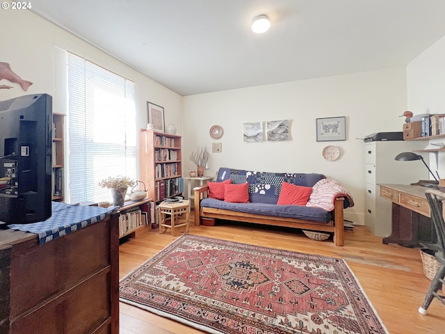 interior space featuring hardwood / wood-style flooring