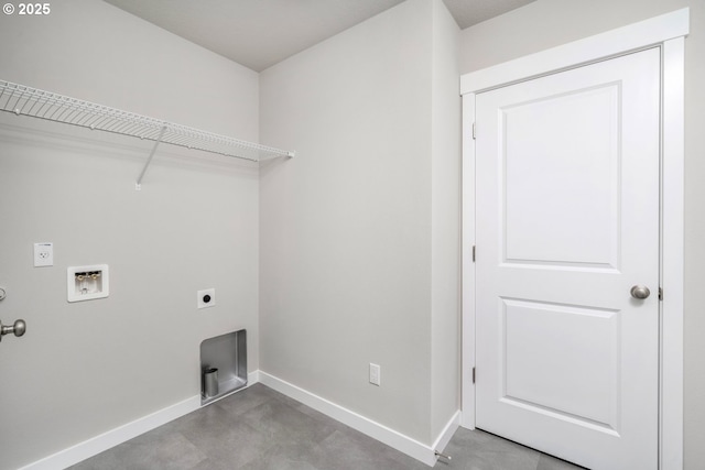 1643 NE Josephine Ct Unit 175, Estacada, OR 97023 - washroom with hookup for an electric dryer, baseboards, and washer hookup