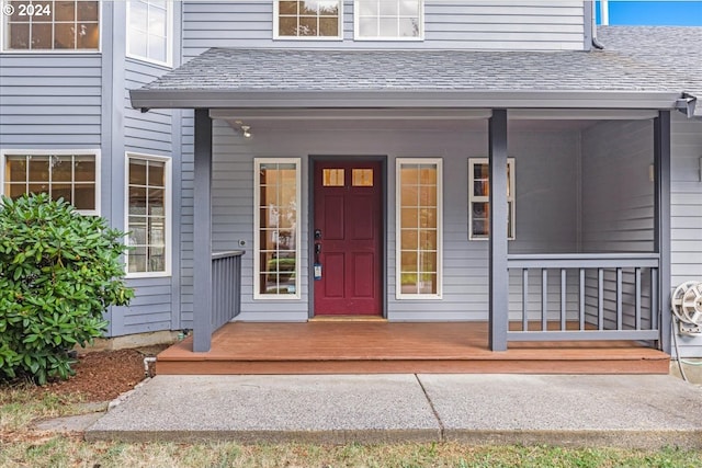 view of entrance to property