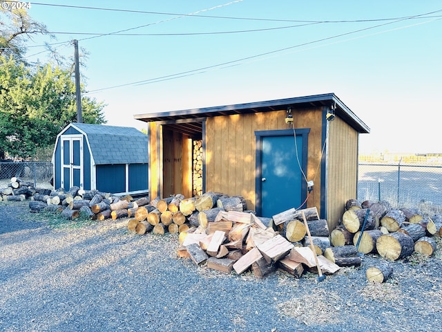 view of outbuilding