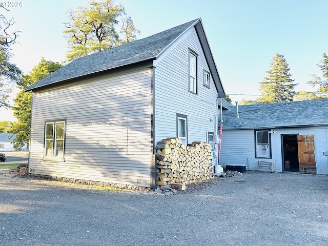 view of side of home