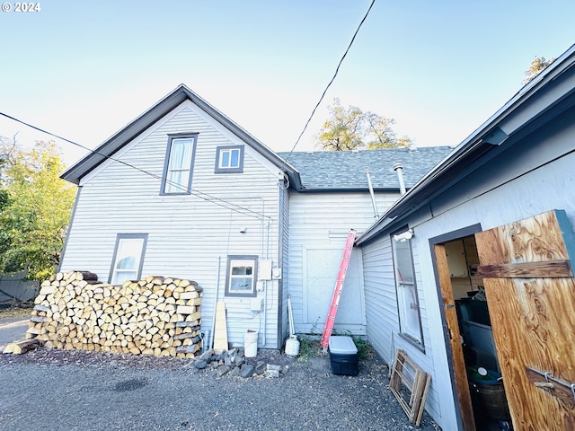 view of rear view of house