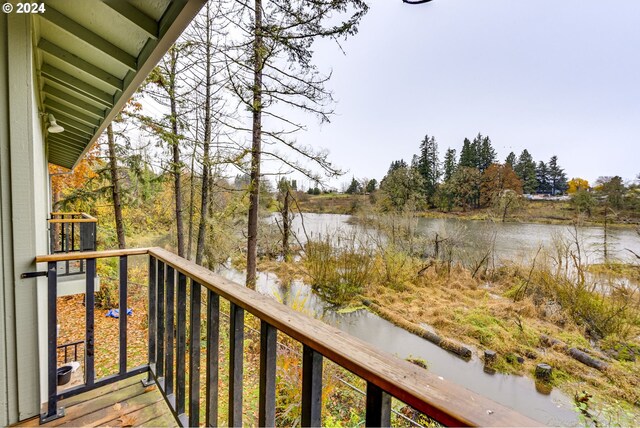 11990 SW Corby Dr Unit 16, Portland, OR 97225 - balcony featuring a water view