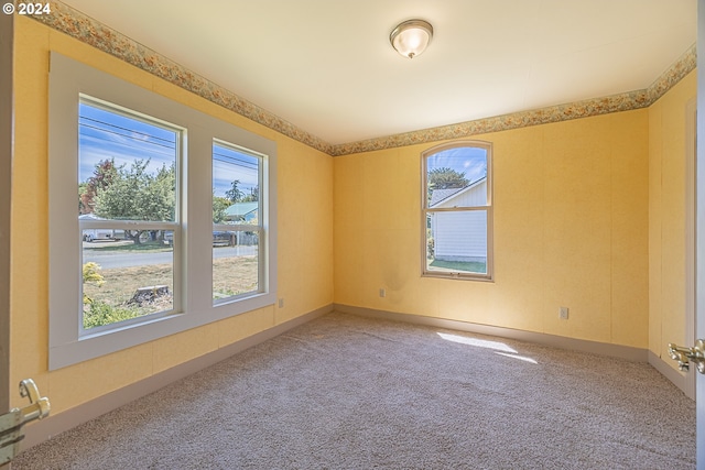 empty room with carpet