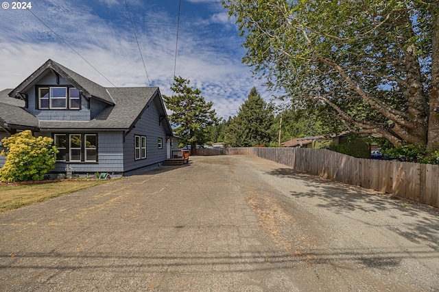 view of home's exterior