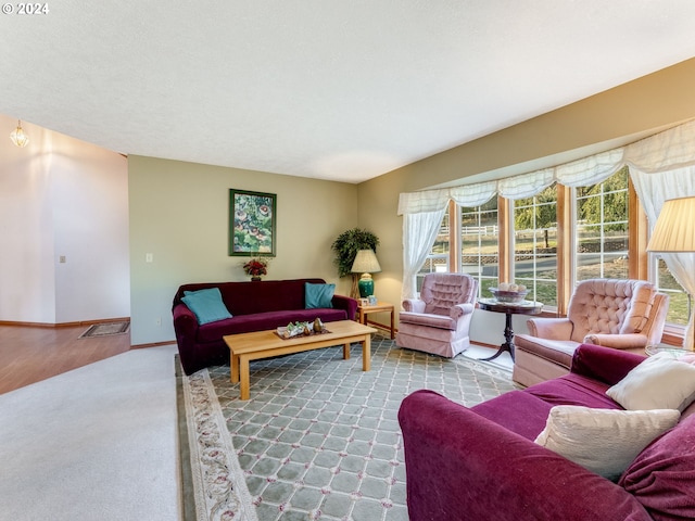 14355 NW Pheasant Hill Ln, Mcminnville, OR 97128 - carpeted living room featuring baseboards