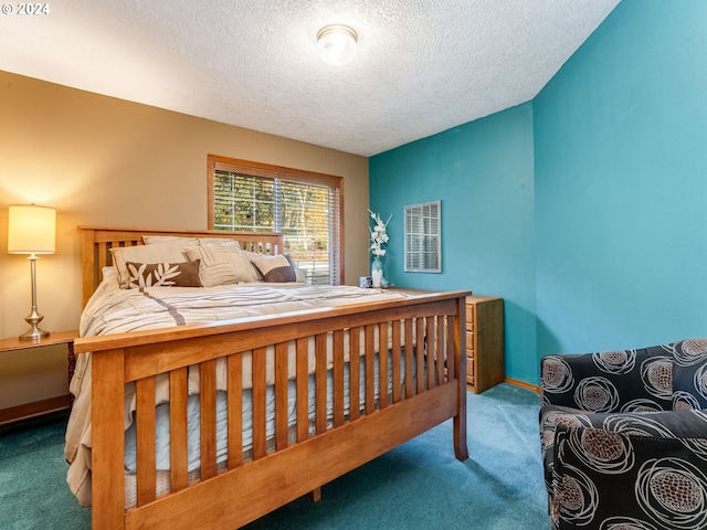 14355 NW Pheasant Hill Ln, Mcminnville, OR 97128 - carpeted bedroom with a textured ceiling