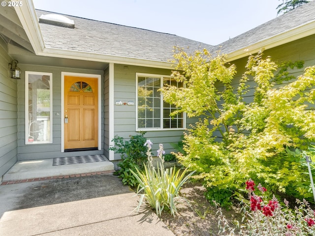14355 NW Pheasant Hill Ln, Mcminnville, OR 97128 - doorway to property with roof with shingles