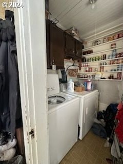 laundry area featuring separate washer and dryer