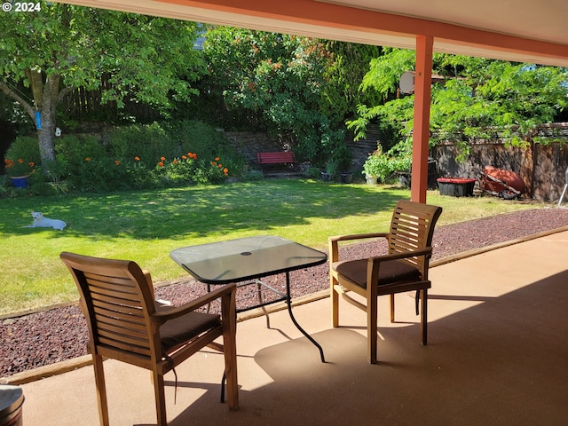 view of patio