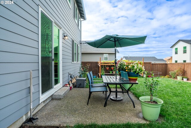 view of patio