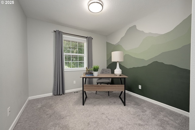 2823 SE Olsen St, Milwaukie, OR 97222 - carpeted office with a textured ceiling and baseboards