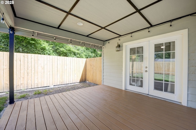 2823 SE Olsen St, Milwaukie, OR 97222 - deck with french doors