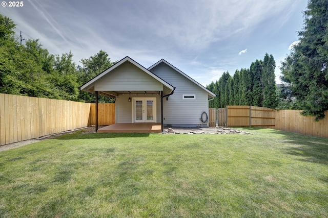 2823 SE Olsen St, Milwaukie, OR 97222 - back of property with french doors