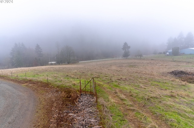 exterior space featuring a rural view