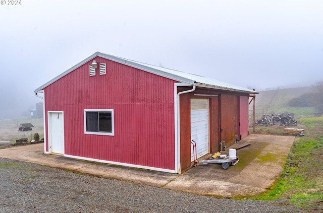 view of outbuilding