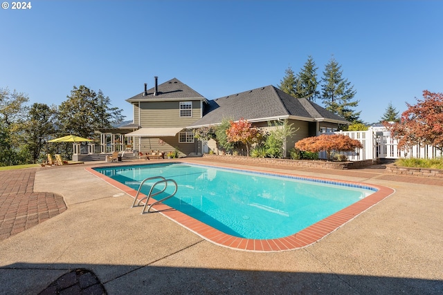 317 Aker Dr, Myrtle Creek, OR 97457 - view of pool with a patio area