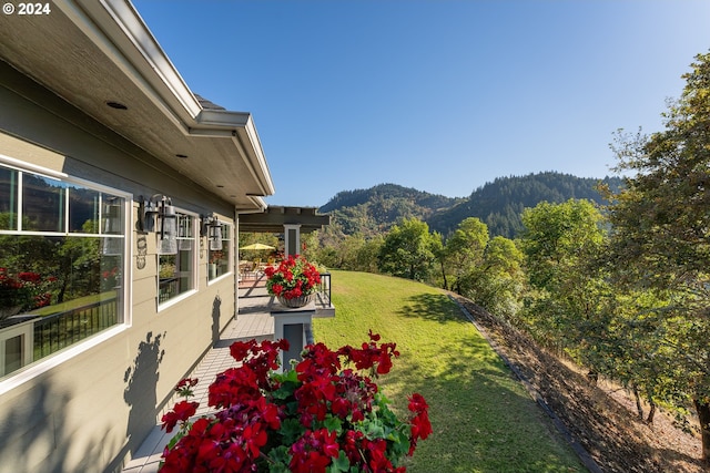 317 Aker Dr, Myrtle Creek, OR 97457 - view of grassy yard featuring a mountain view