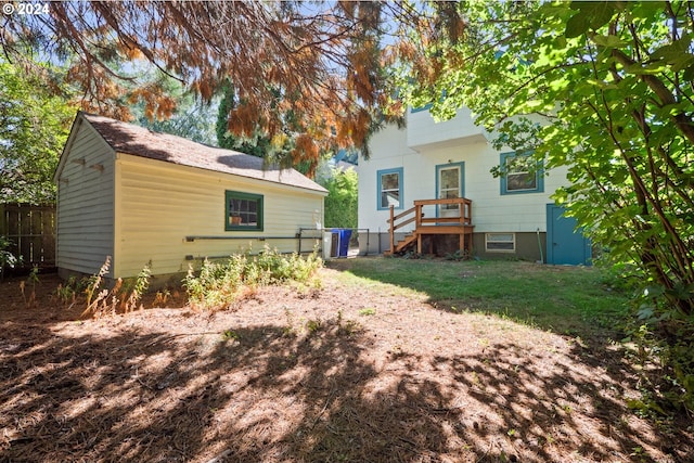 view of rear view of house