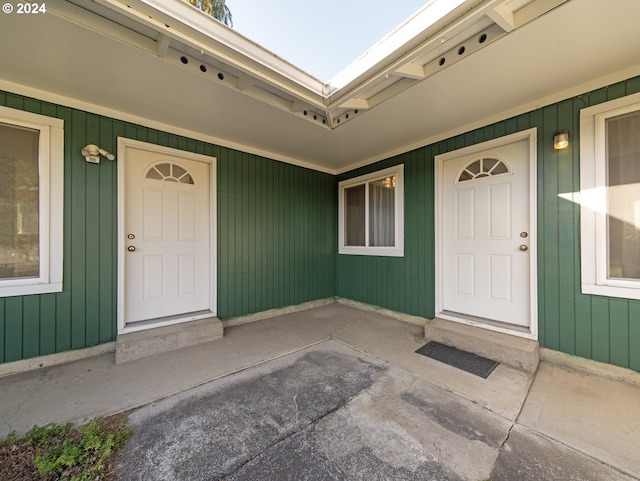 view of entrance to property