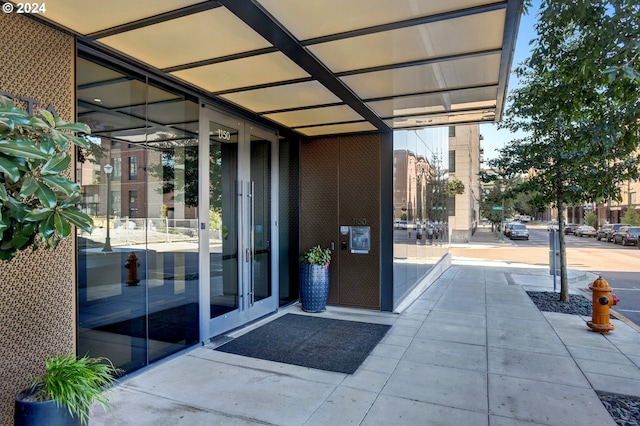 view of property entrance