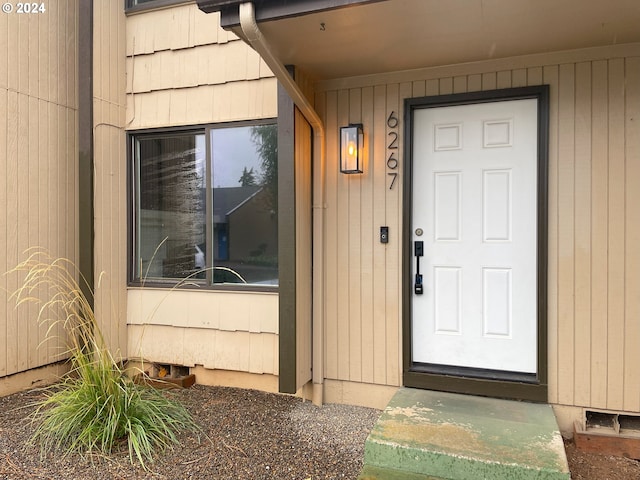 view of entrance to property