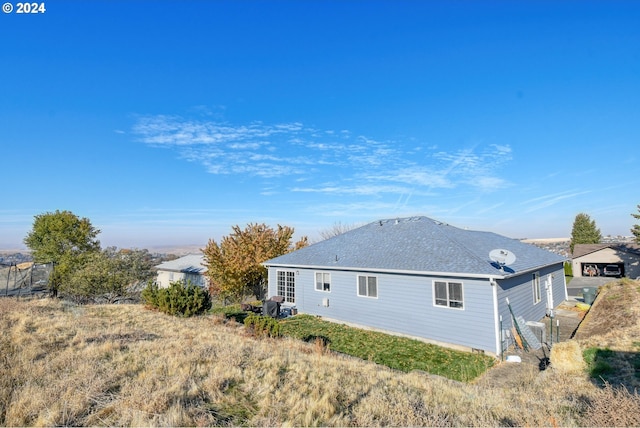 view of rear view of property