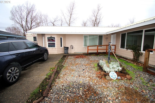 view of ranch-style house