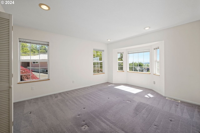 empty room with carpet flooring