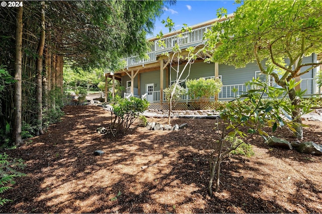 view of rear view of house