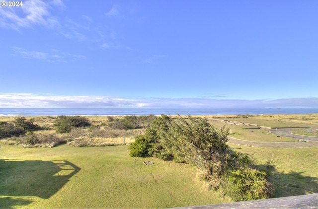 birds eye view of property featuring a rural view