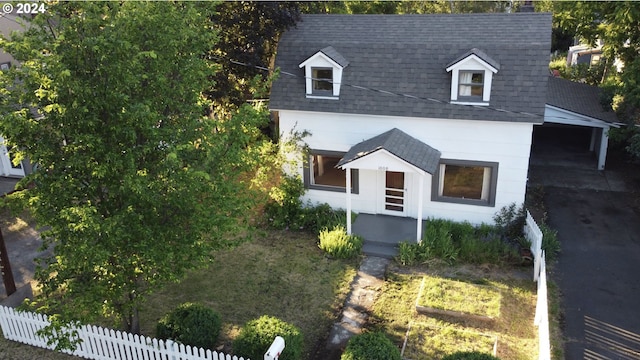 view of front of house