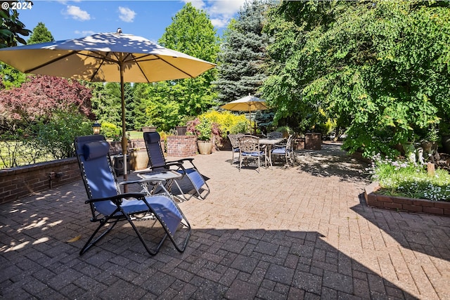 view of patio