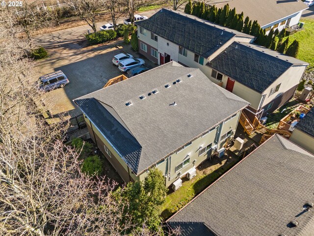 view of front of house with a wooden deck