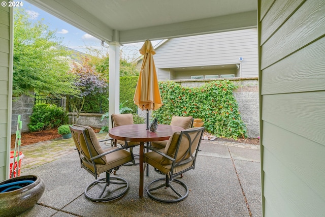 view of patio / terrace