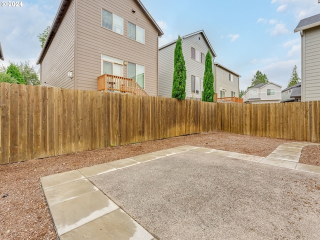 exterior space with a patio