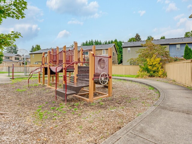 view of play area