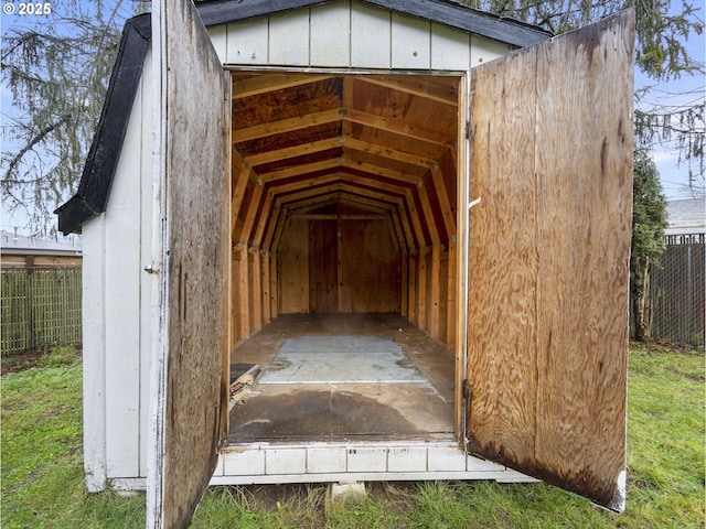 view of outbuilding