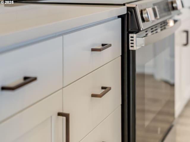 room details with white cabinets