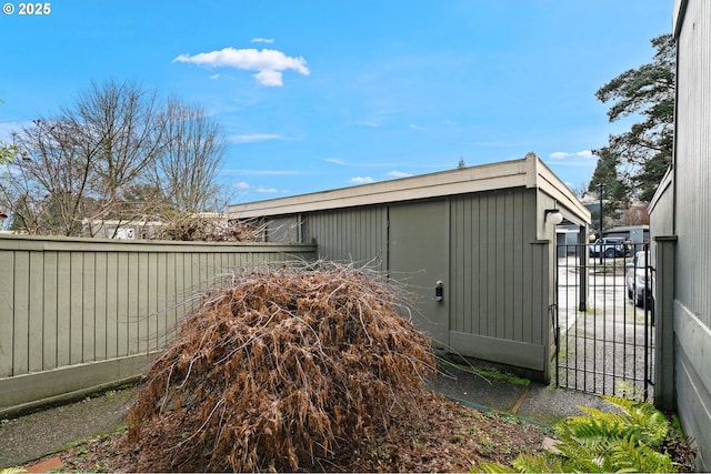 view of outbuilding