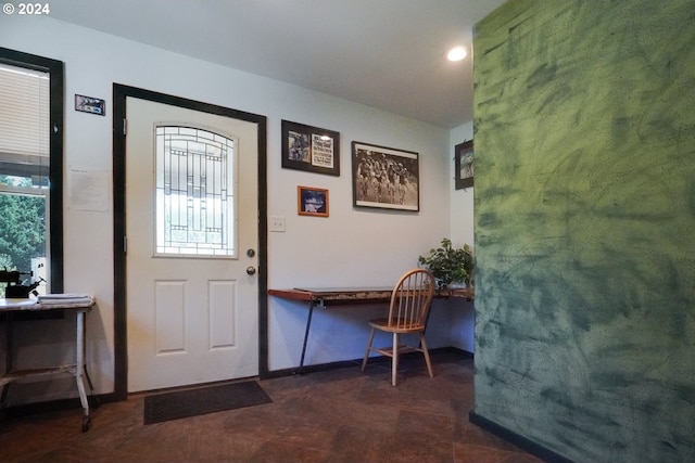 entrance foyer featuring a healthy amount of sunlight