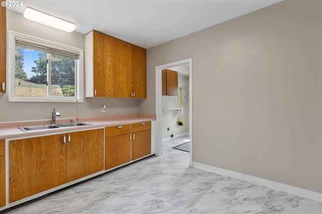 kitchen featuring sink