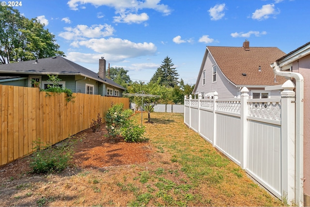 view of yard