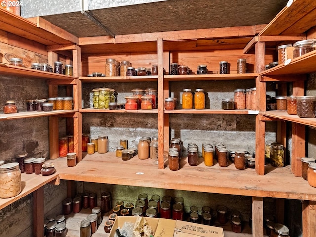 view of pantry