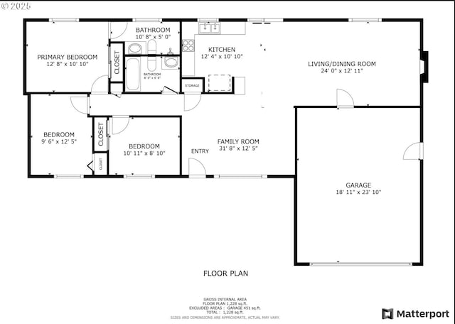 18685 SW Hennig Ct, Beaverton, OR 97003 - floor plan / room layout