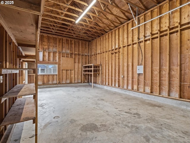 misc room featuring concrete floors