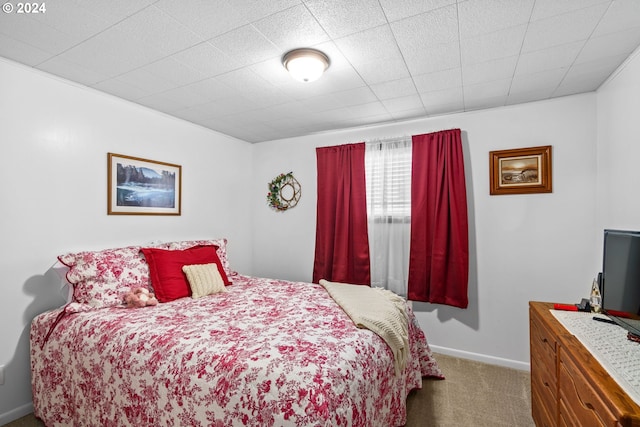 bedroom with carpet floors