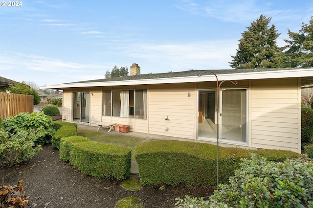 view of rear view of house