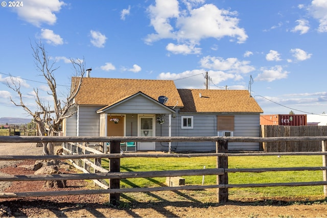 view of front of home